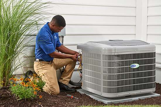 AC out door unit installation