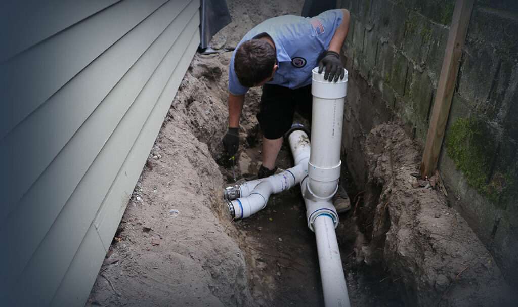 Sewer Line Repair: A Man At Work