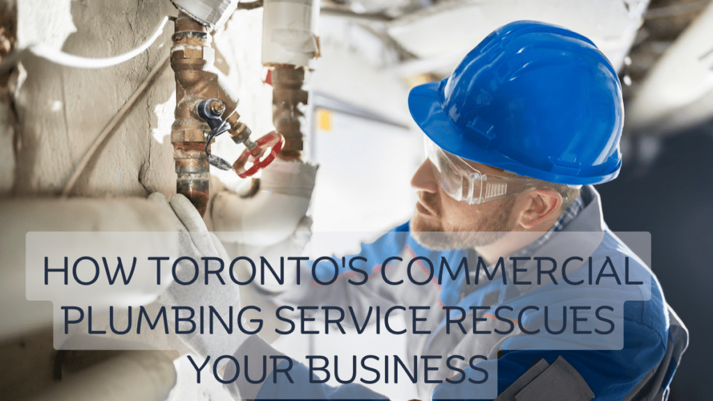 How Toronto'S Commercial Plumbing Service Rescues Your Business.